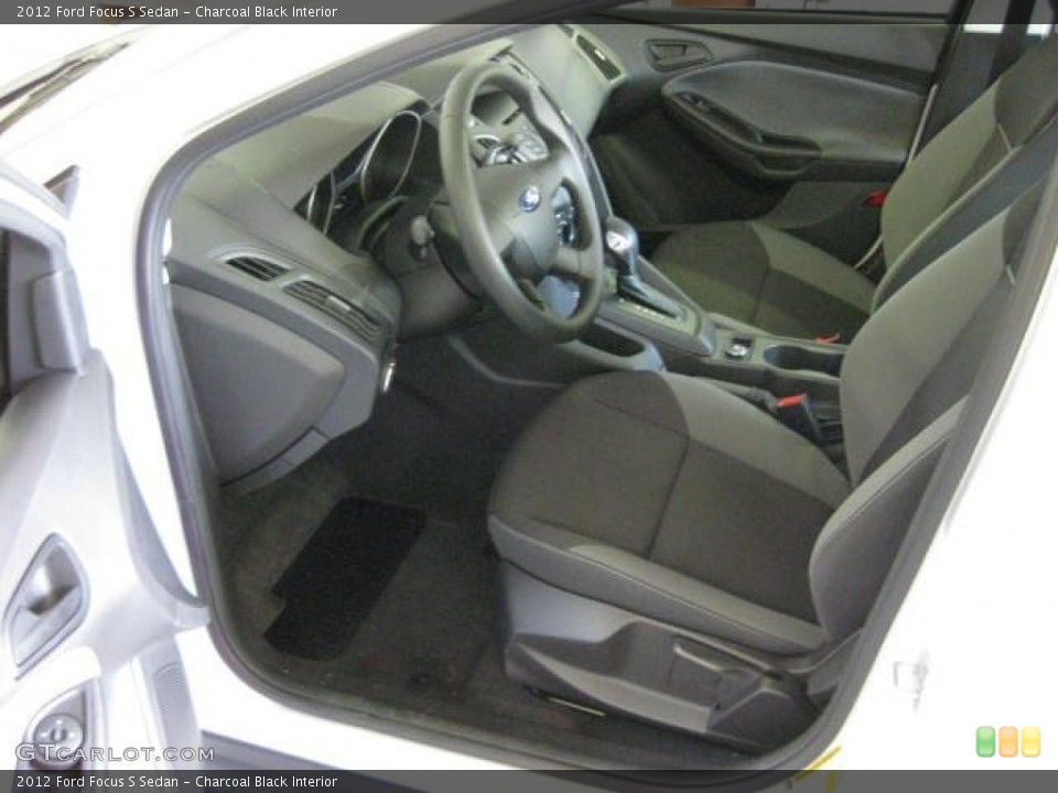 Charcoal Black Interior Photo for the 2012 Ford Focus S Sedan #52920459