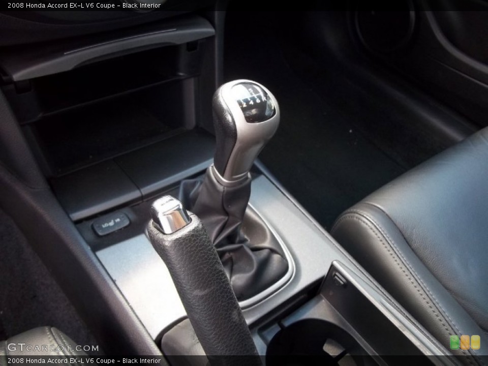 Black Interior Transmission for the 2008 Honda Accord EX-L V6 Coupe #52921113