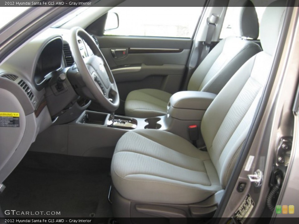 Gray Interior Photo for the 2012 Hyundai Santa Fe GLS AWD #52922779