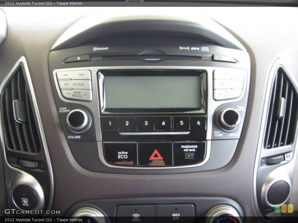 Taupe Interior Audio System for the 2012 Hyundai Tucson GLS #52923364