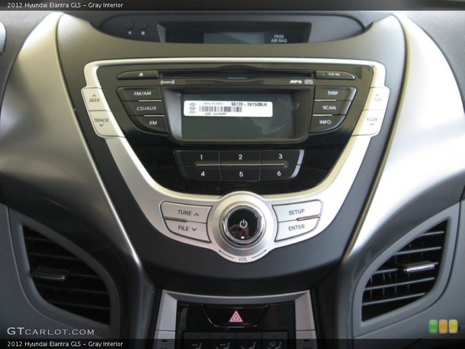 Gray Interior Audio System for the 2012 Hyundai Elantra GLS #52924261