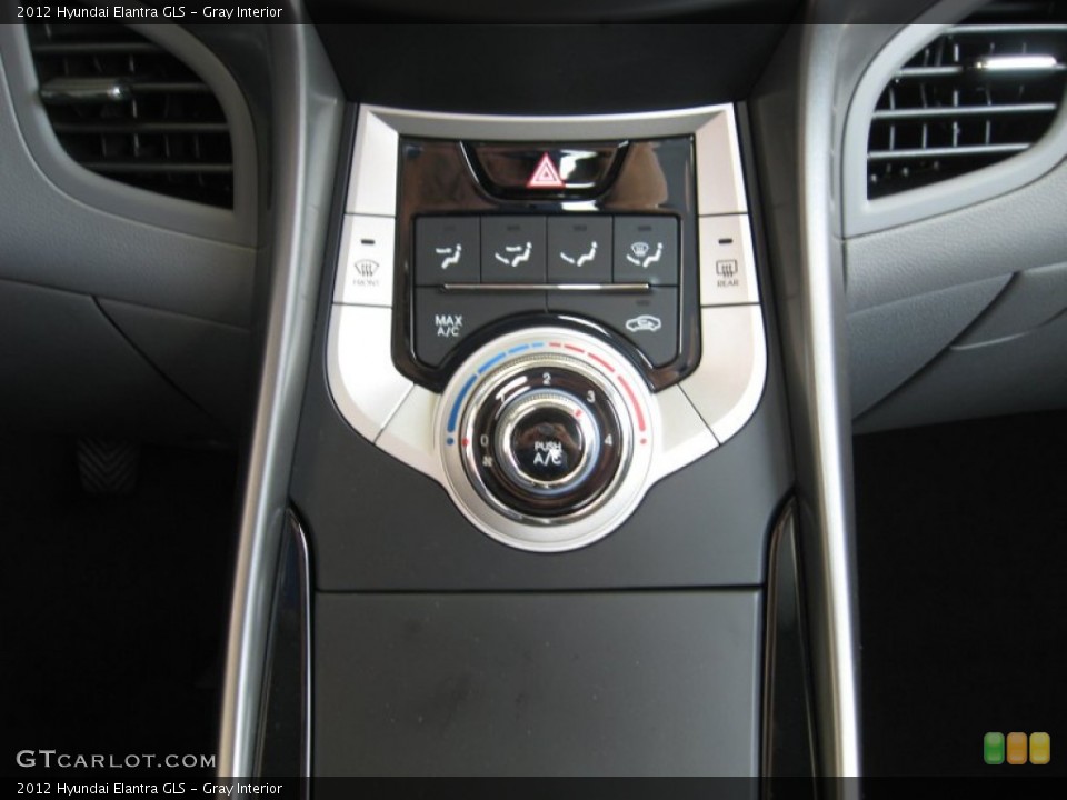 Gray Interior Controls for the 2012 Hyundai Elantra GLS #52924276