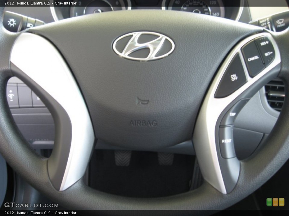 Gray Interior Controls for the 2012 Hyundai Elantra GLS #52924306