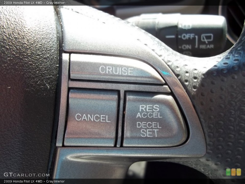 Gray Interior Controls for the 2009 Honda Pilot LX 4WD #52924357