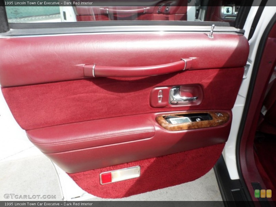 Dark Red Interior Door Panel for the 1995 Lincoln Town Car Executive #52925269