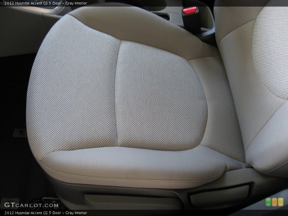 Gray Interior Photo for the 2012 Hyundai Accent GS 5 Door #52925320