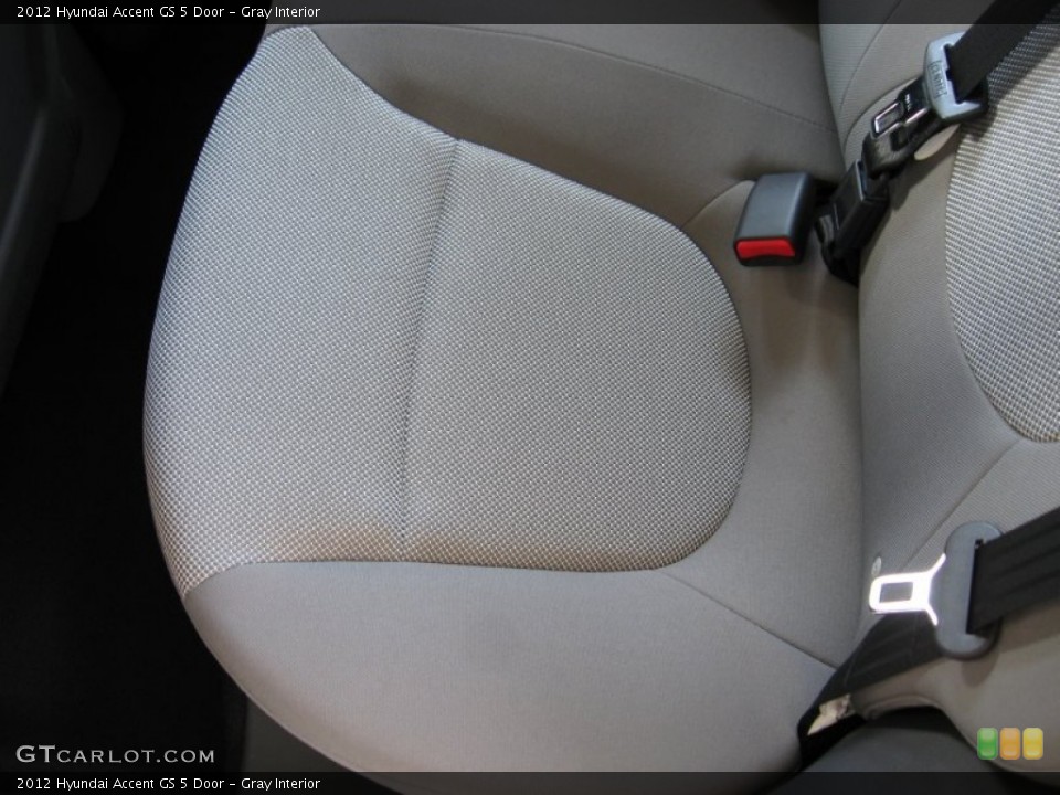 Gray Interior Photo for the 2012 Hyundai Accent GS 5 Door #52925362