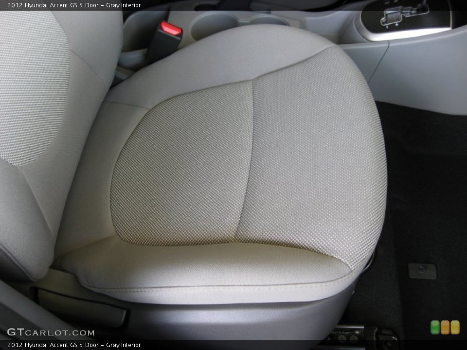 Gray Interior Photo for the 2012 Hyundai Accent GS 5 Door #52925410