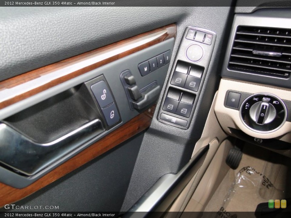 Almond/Black Interior Controls for the 2012 Mercedes-Benz GLK 350 4Matic #52928625
