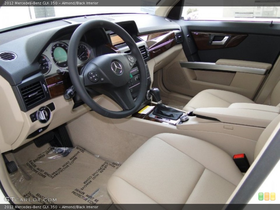 Almond/Black Interior Photo for the 2012 Mercedes-Benz GLK 350 #52928880
