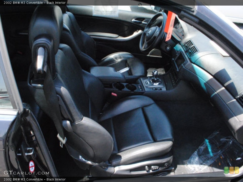 Black Interior Photo for the 2002 BMW M3 Convertible #52928919