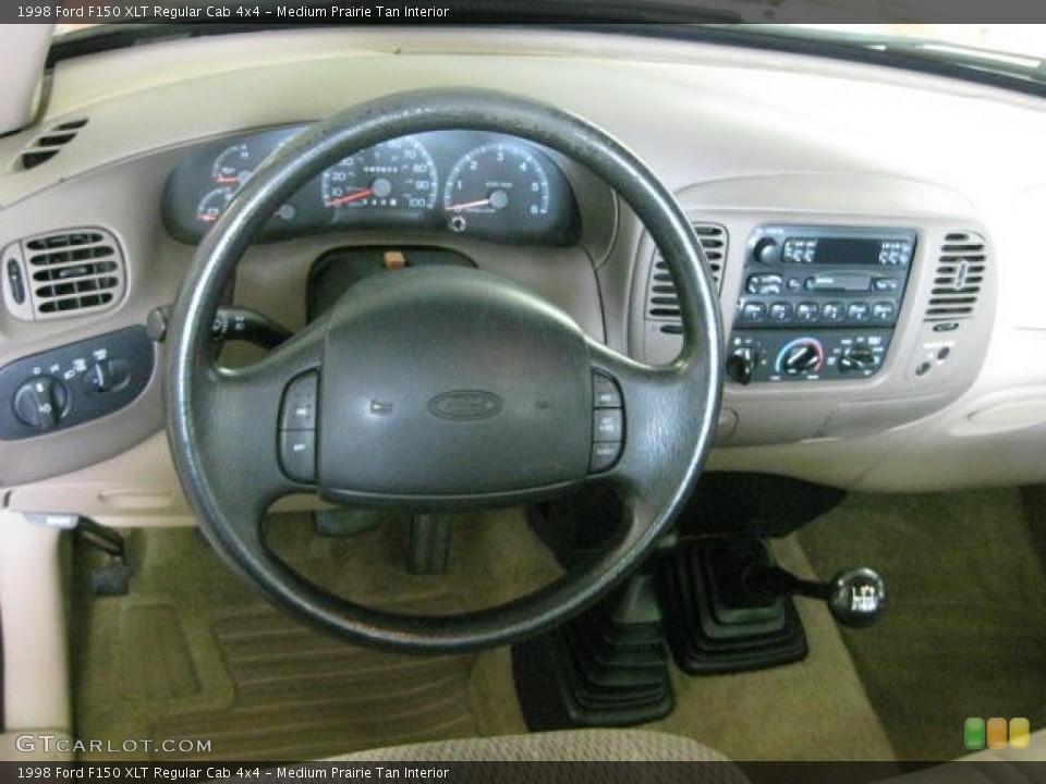 Medium Prairie Tan Interior Dashboard For The 1998 Ford F150