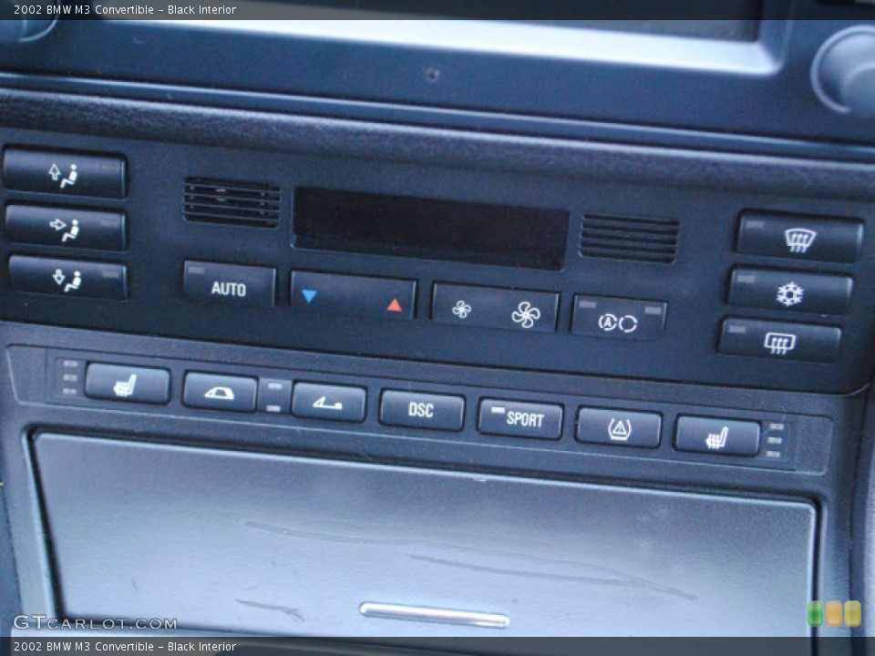 Black Interior Controls for the 2002 BMW M3 Convertible #52929183