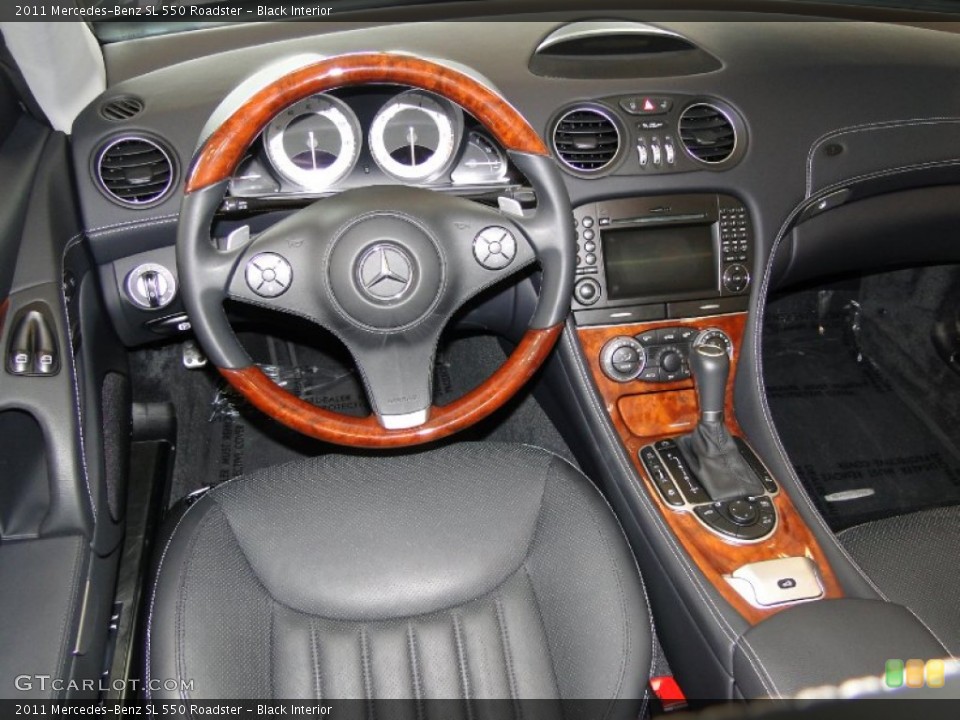 Black Interior Dashboard for the 2011 Mercedes-Benz SL 550 Roadster #52929348