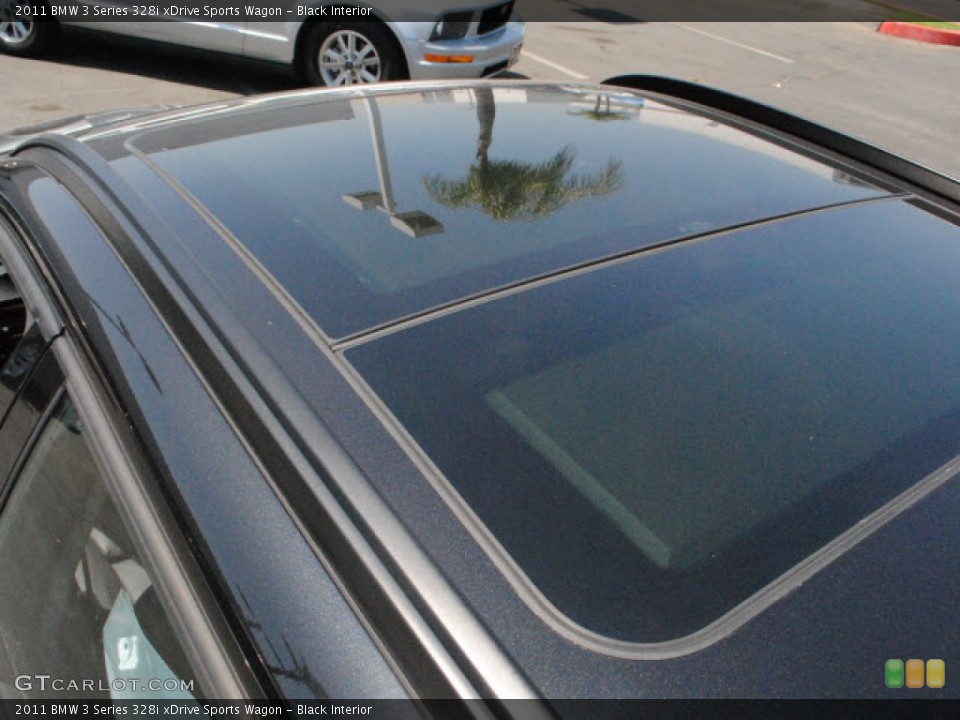 Black Interior Sunroof for the 2011 BMW 3 Series 328i xDrive Sports Wagon #52931154