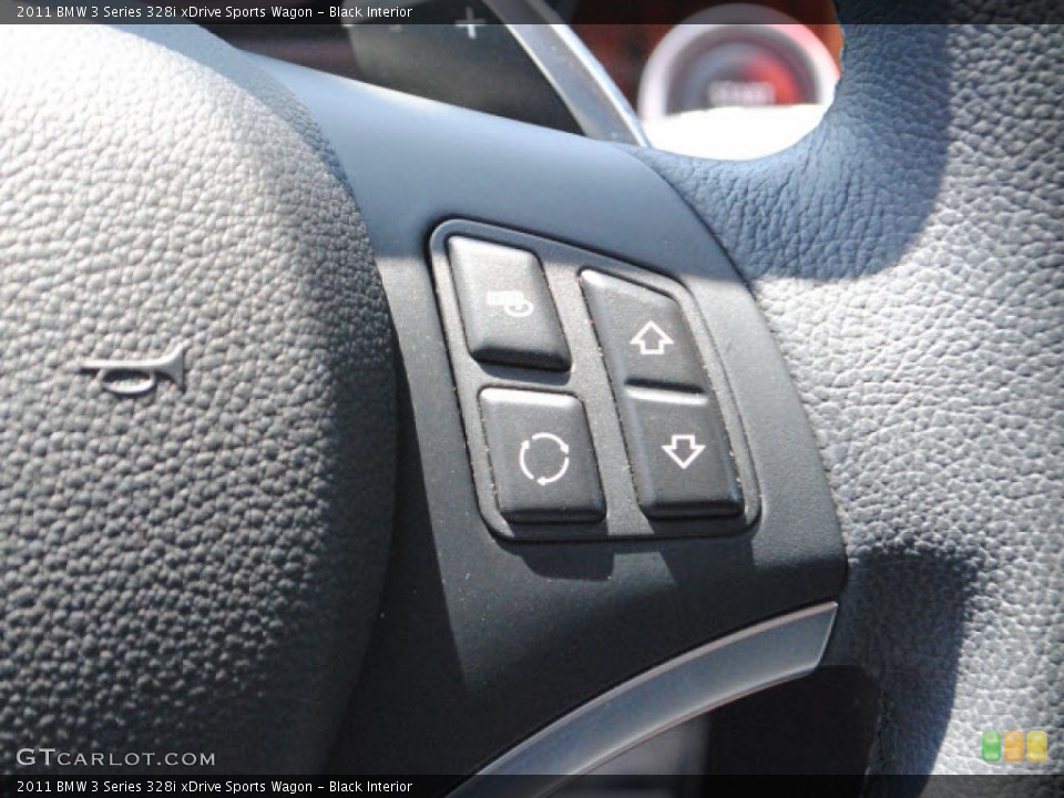 Black Interior Controls for the 2011 BMW 3 Series 328i xDrive Sports Wagon #52931292