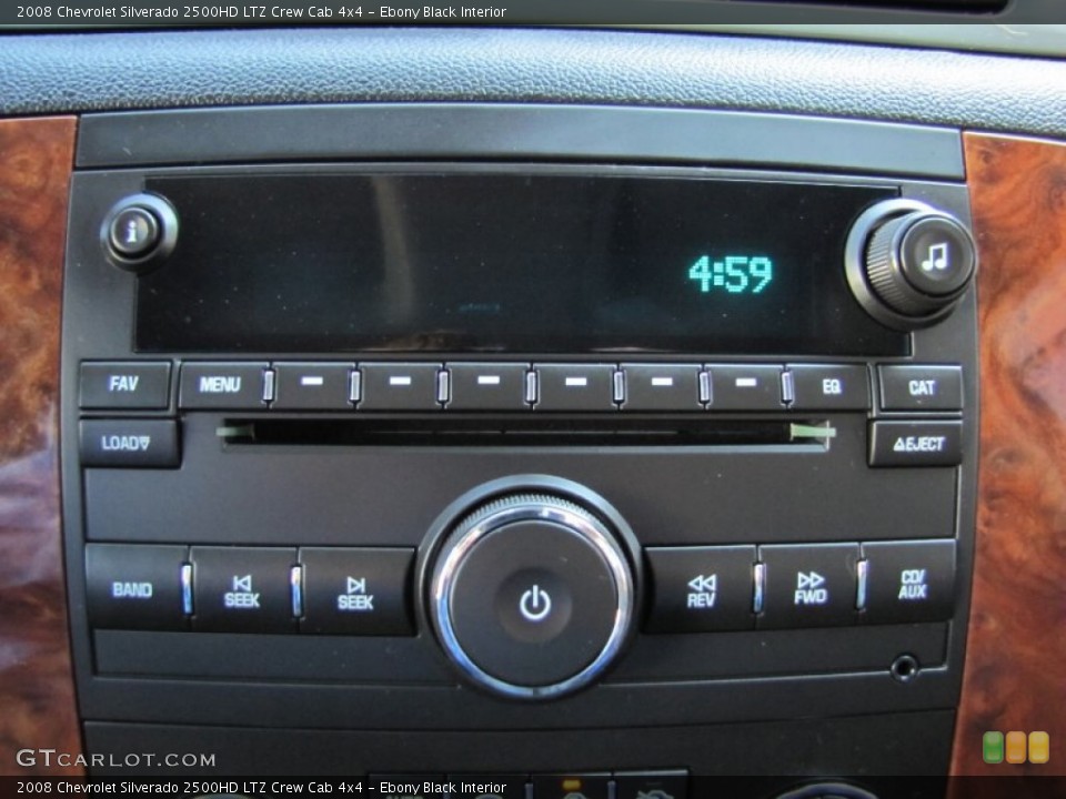 Ebony Black Interior Audio System for the 2008 Chevrolet Silverado 2500HD LTZ Crew Cab 4x4 #52933269