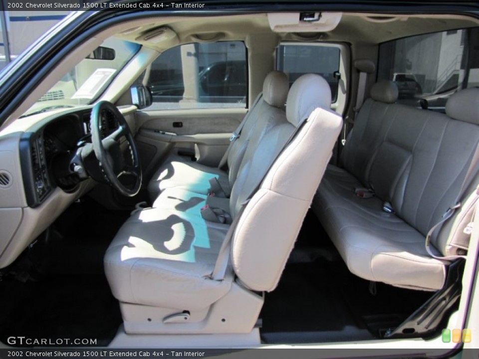Tan Interior Photo for the 2002 Chevrolet Silverado 1500 LT Extended Cab 4x4 #52936713