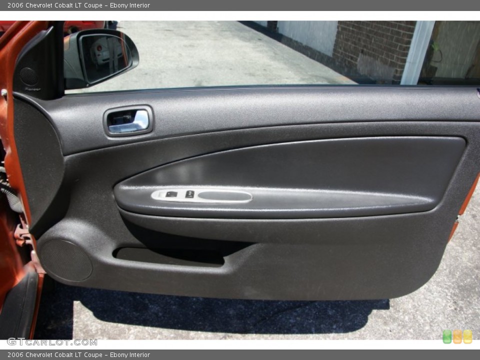 Ebony Interior Door Panel for the 2006 Chevrolet Cobalt LT Coupe #52937442