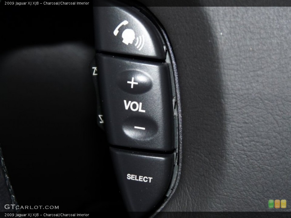 Charcoal/Charcoal Interior Controls for the 2009 Jaguar XJ XJ8 #52939455