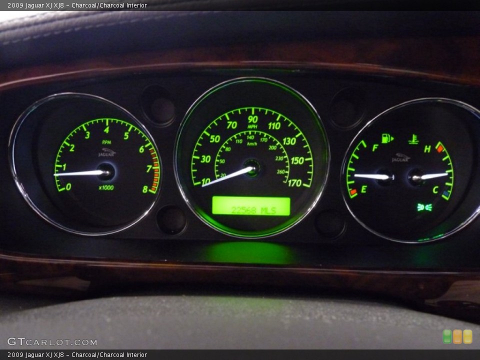 Charcoal/Charcoal Interior Gauges for the 2009 Jaguar XJ XJ8 #52939479