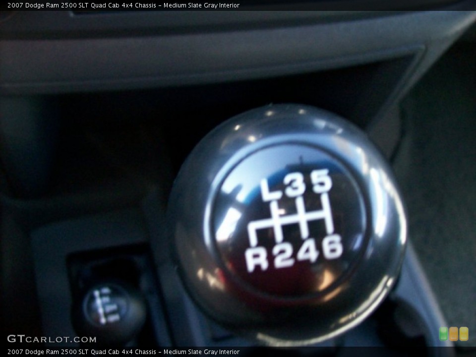 Medium Slate Gray Interior Transmission for the 2007 Dodge Ram 2500 SLT Quad Cab 4x4 Chassis #52939770