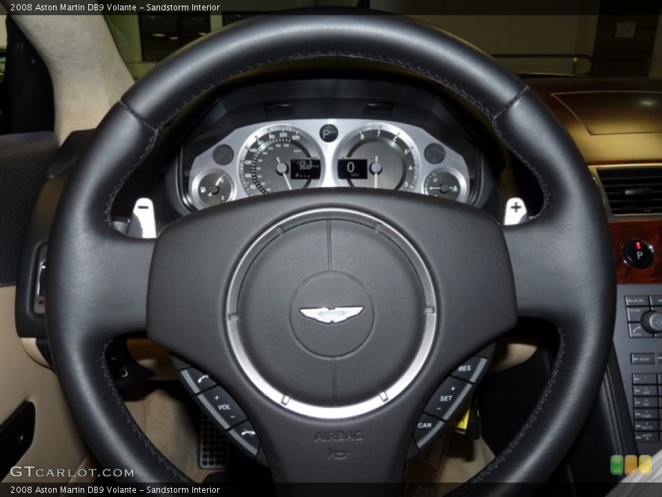 Sandstorm Interior Steering Wheel for the 2008 Aston Martin DB9 Volante #52939842