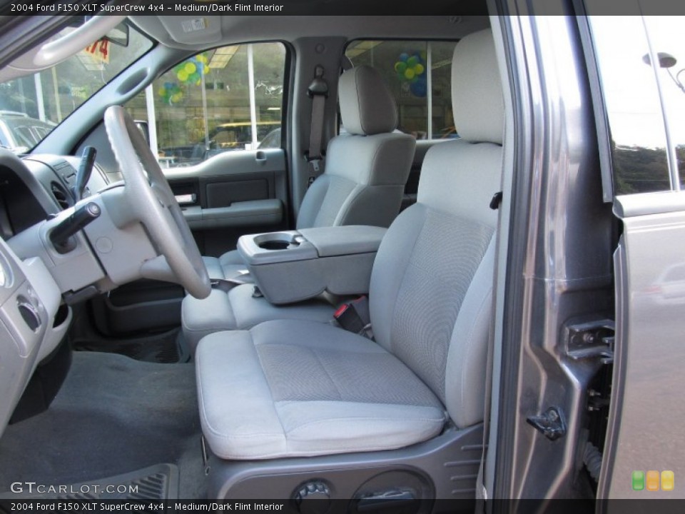 Medium/Dark Flint Interior Photo for the 2004 Ford F150 XLT SuperCrew 4x4 #52940892