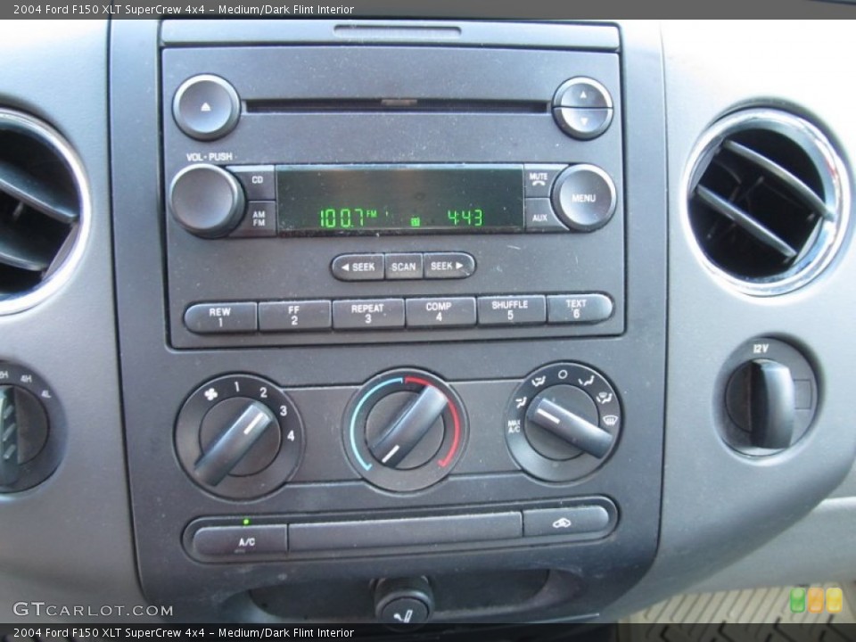 Medium/Dark Flint Interior Audio System for the 2004 Ford F150 XLT SuperCrew 4x4 #52940955