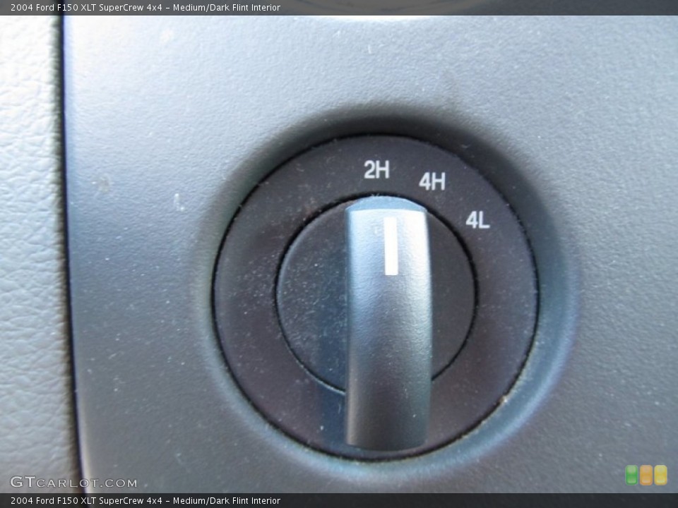 Medium/Dark Flint Interior Controls for the 2004 Ford F150 XLT SuperCrew 4x4 #52940970