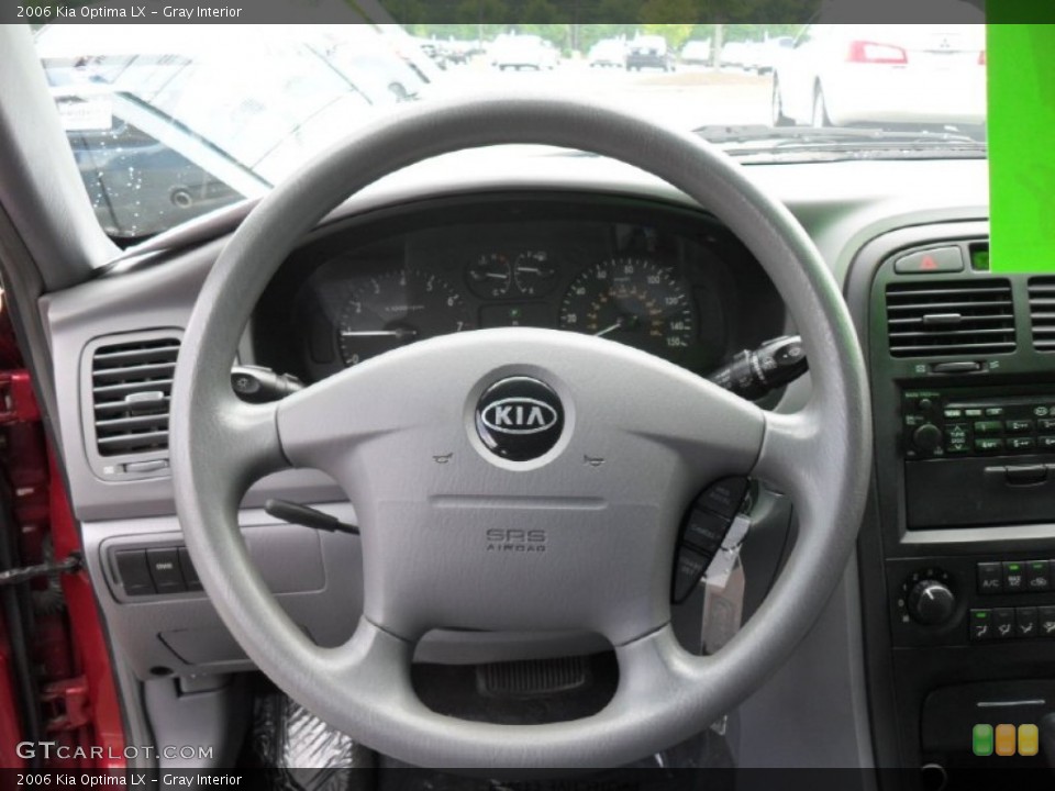 Gray Interior Steering Wheel for the 2006 Kia Optima LX #52943295