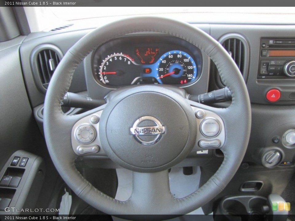 Black Interior Steering Wheel for the 2011 Nissan Cube 1.8 S #52943688