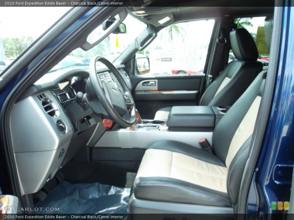 Charcoal Black/Camel Interior Photo for the 2010 Ford Expedition Eddie Bauer #52943898