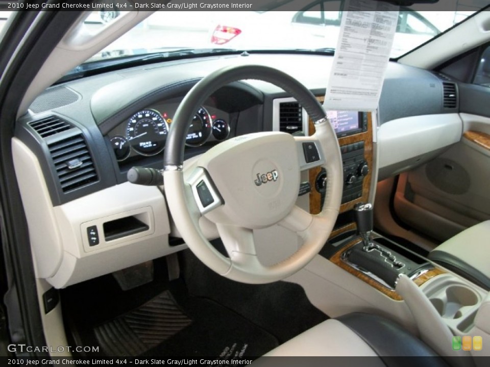 Dark Slate Gray/Light Graystone Interior Photo for the 2010 Jeep Grand Cherokee Limited 4x4 #52944138