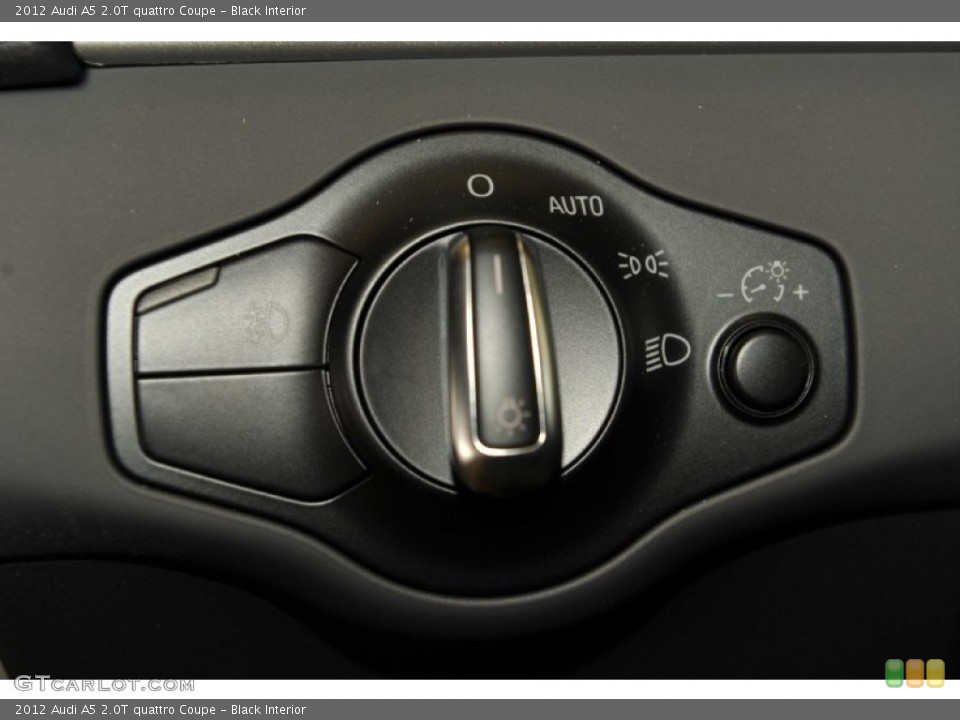Black Interior Controls for the 2012 Audi A5 2.0T quattro Coupe #52945752