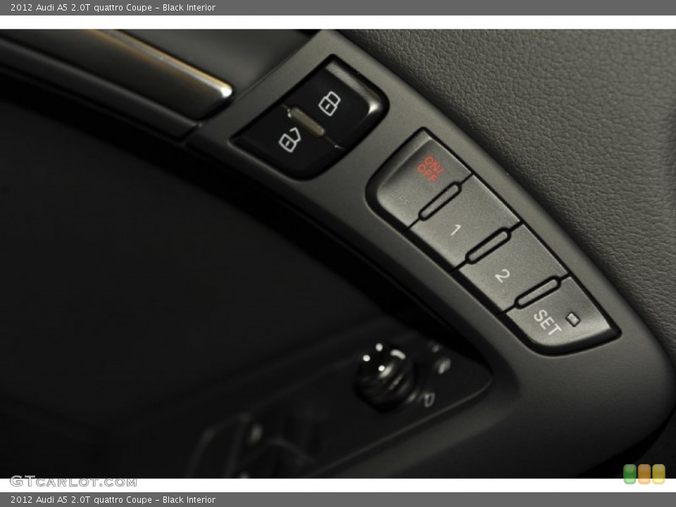 Black Interior Controls for the 2012 Audi A5 2.0T quattro Coupe #52946094