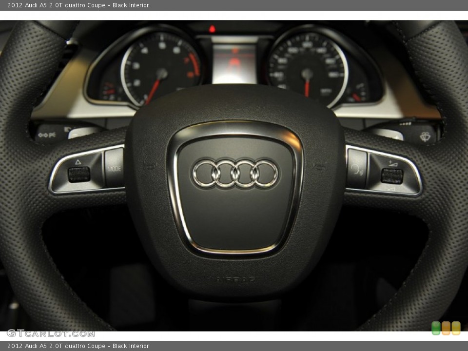 Black Interior Controls for the 2012 Audi A5 2.0T quattro Coupe #52946253