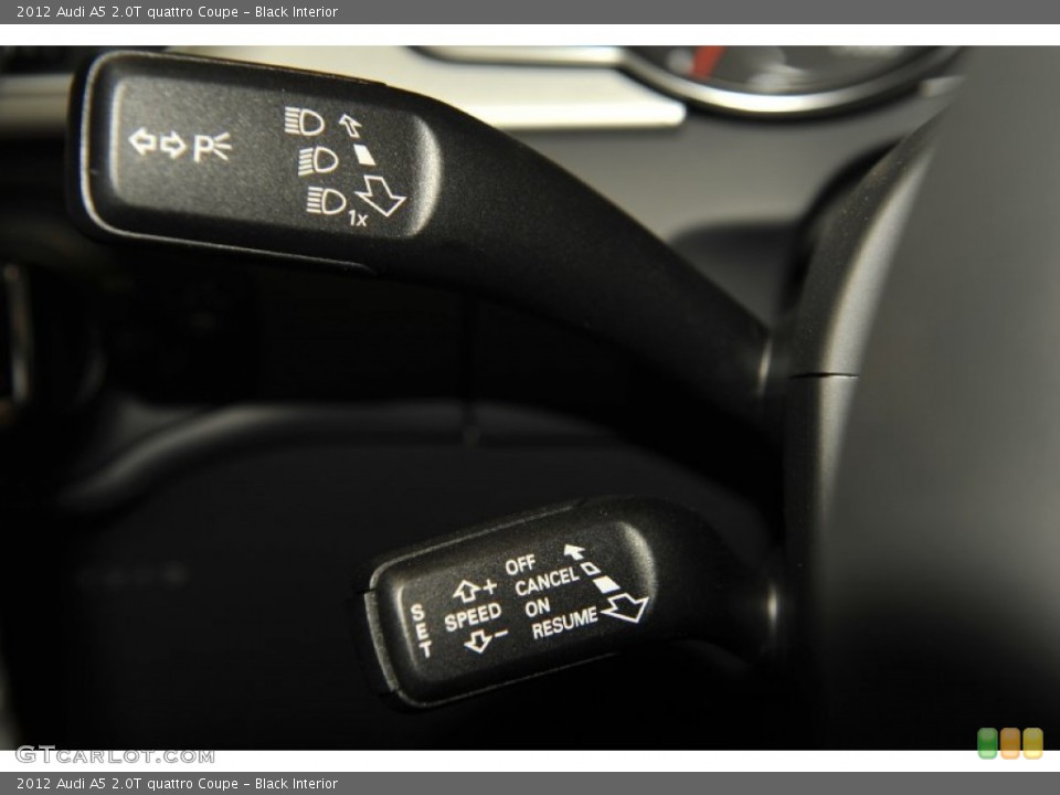 Black Interior Controls for the 2012 Audi A5 2.0T quattro Coupe #52946277
