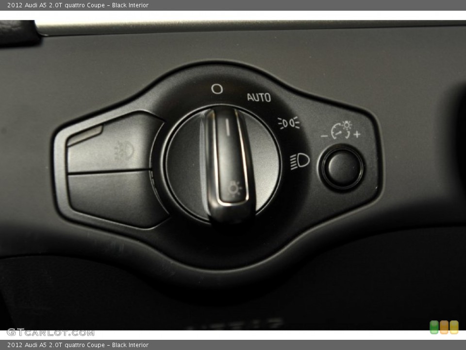 Black Interior Controls for the 2012 Audi A5 2.0T quattro Coupe #52946289