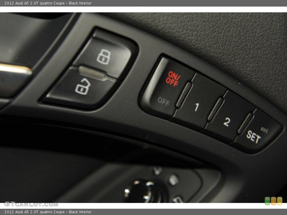 Black Interior Controls for the 2012 Audi A5 2.0T quattro Coupe #52946577