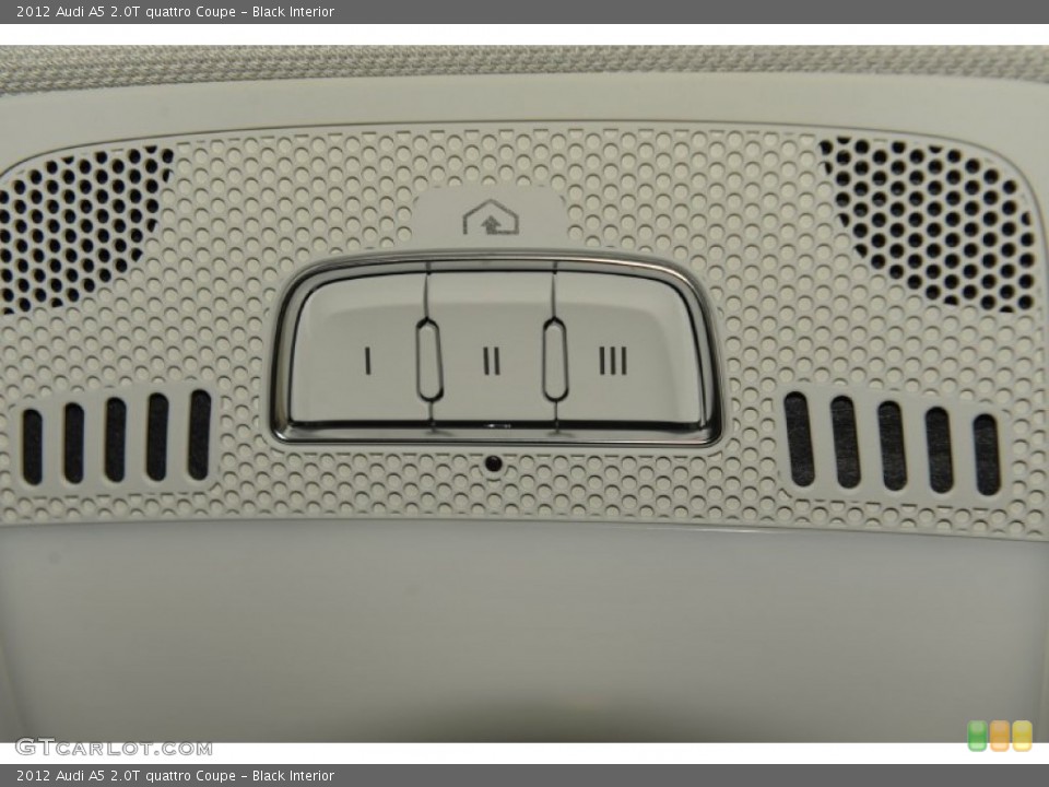 Black Interior Controls for the 2012 Audi A5 2.0T quattro Coupe #52946644