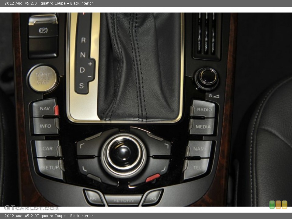 Black Interior Controls for the 2012 Audi A5 2.0T quattro Coupe #52946721