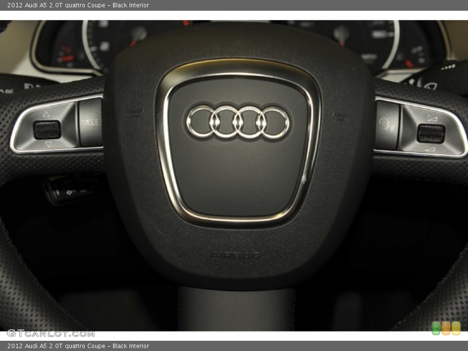 Black Interior Controls for the 2012 Audi A5 2.0T quattro Coupe #52946736