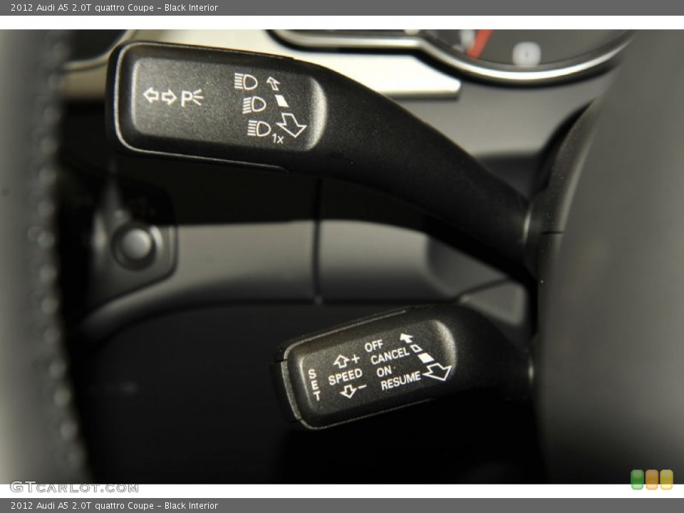 Black Interior Controls for the 2012 Audi A5 2.0T quattro Coupe #52946763