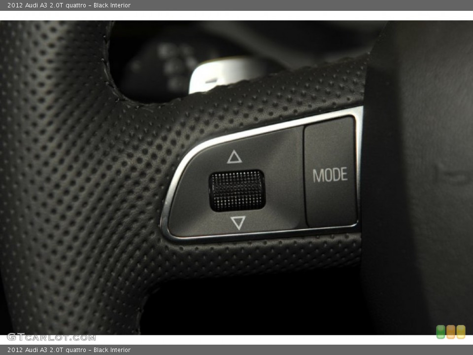 Black Interior Controls for the 2012 Audi A3 2.0T quattro #52947138