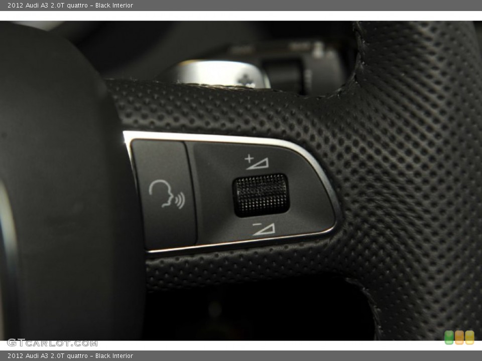 Black Interior Controls for the 2012 Audi A3 2.0T quattro #52947150