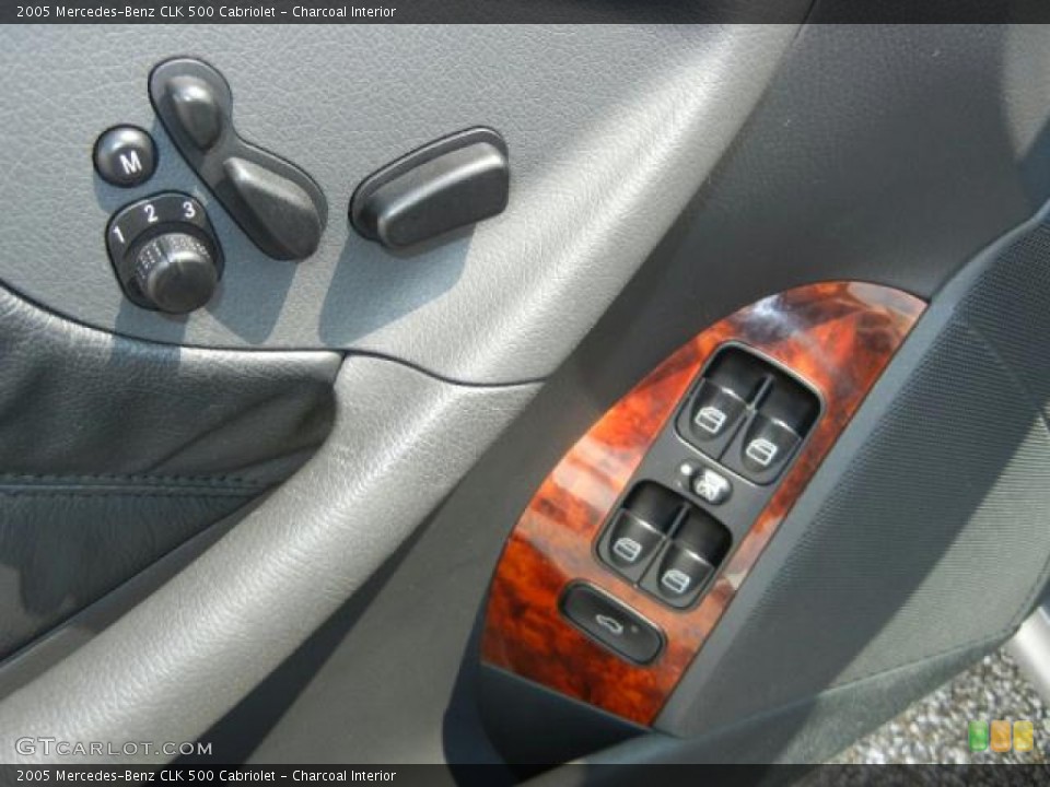 Charcoal Interior Controls for the 2005 Mercedes-Benz CLK 500 Cabriolet #52947870