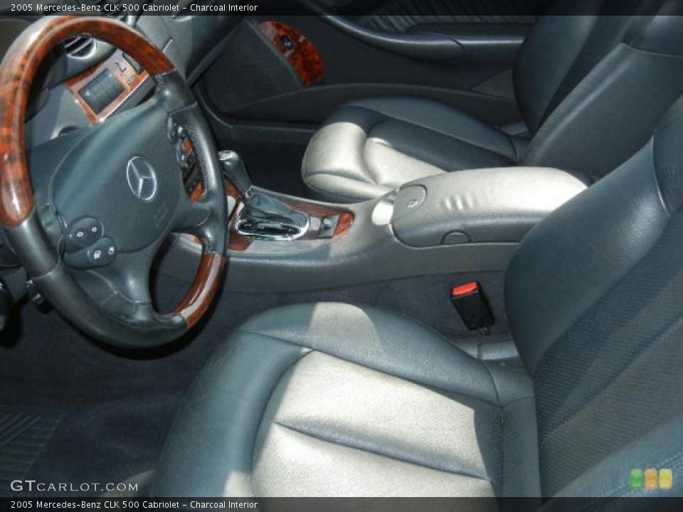 Charcoal Interior Photo for the 2005 Mercedes-Benz CLK 500 Cabriolet #52947888