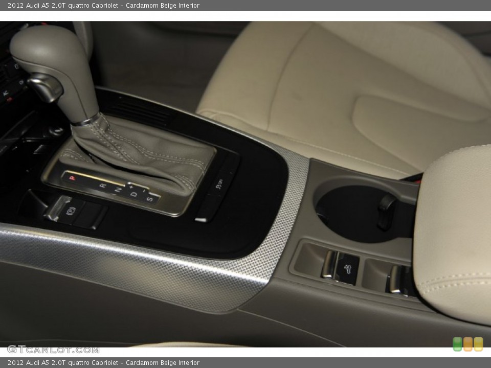 Cardamom Beige Interior Transmission for the 2012 Audi A5 2.0T quattro Cabriolet #52948008