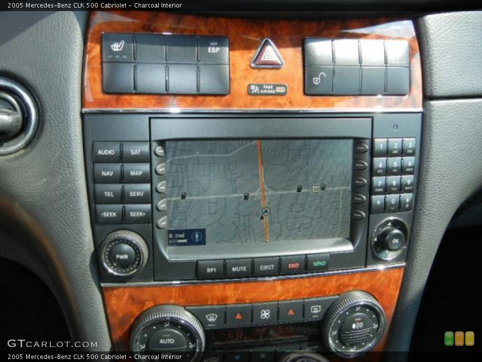 Charcoal Interior Controls for the 2005 Mercedes-Benz CLK 500 Cabriolet #52948020